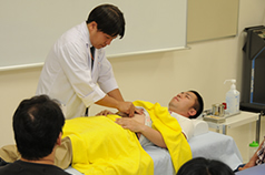 房前先生の実技披露