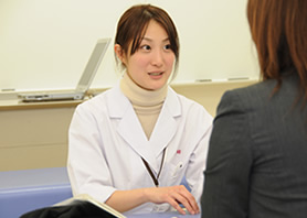 個別相談で学生と本音の話