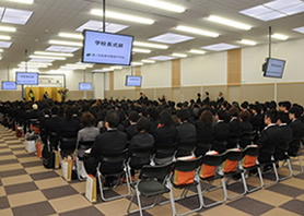 アネックス校舎での初めての入学式