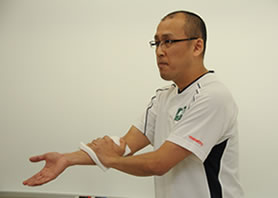 柔道整復学科 山本先生の救急法（腕のけがをした時は）