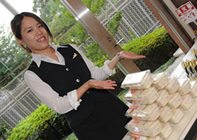 午後からのAO入試受験の方は軽食をご用意しています